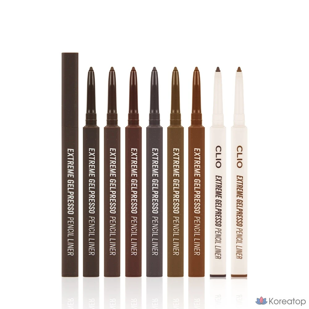 Карандаш для глаз Clio Extreme Gelpresso Pencil Liner, оттенок 011 Midnight Ash, 1 шт.