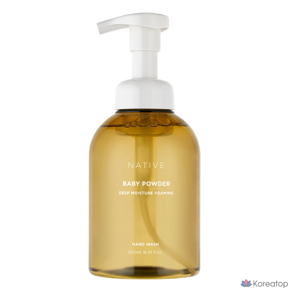 Пенящееся жидкое мыло для рук AVCA Native Deep Moisture с ароматом детской присыпки, 500 мл, 1 шт.