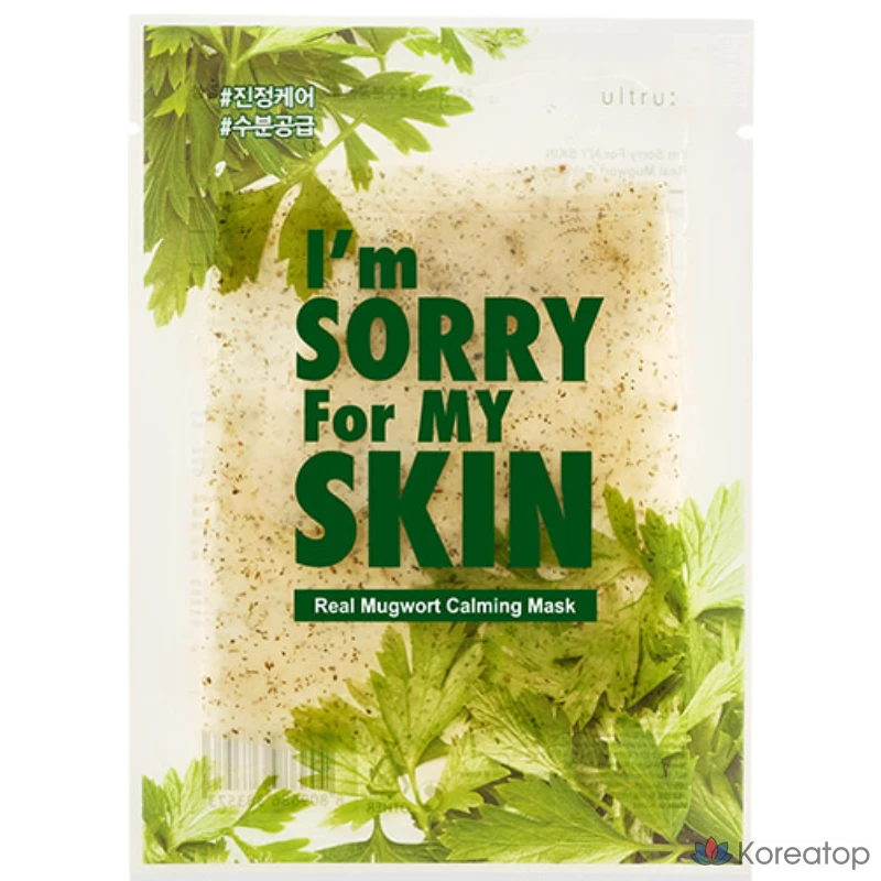Тканевая маска для лица I'm Sorry for My Skin Real Ssuk Calming Mask, 1 шт.