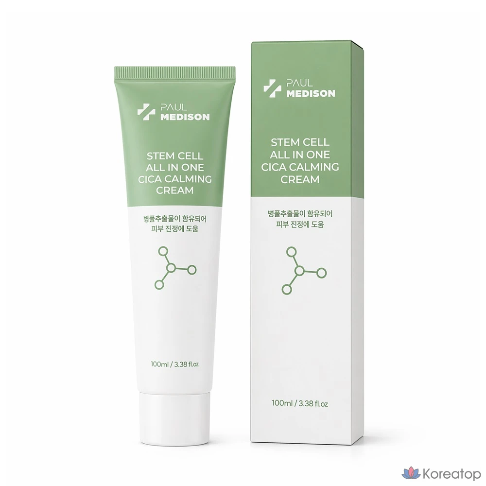 Крем PAUL MEDISON Stem Cell All-in-One Cica Calming Cream, 100 мл, 1 шт.