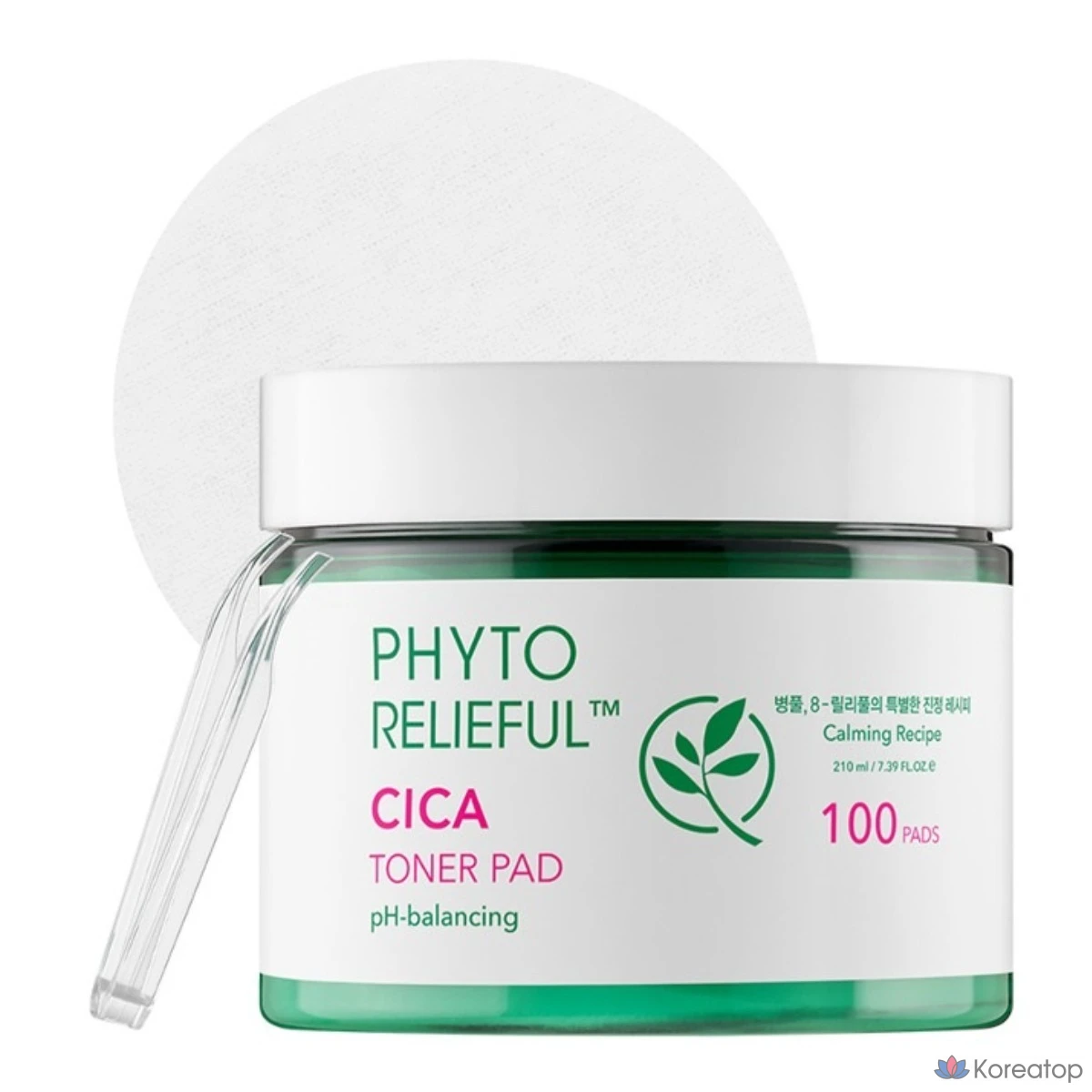 Тонизирующие подушечки для лица Thank You Farmer Phyto Lilyful Cica, 210 мл, 100 листов, 1 шт.