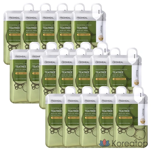 Тканевая маска для лица MEDIHEAL Tea Tree Nude Gel Mask, 20 шт.