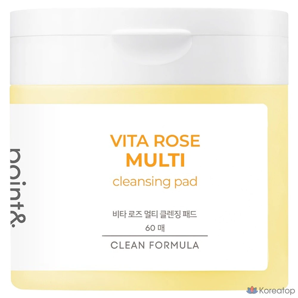 Очищающие подушечки Point&amp; Vita Rose Multi Cleansing Pad, 1 шт., 60 листов