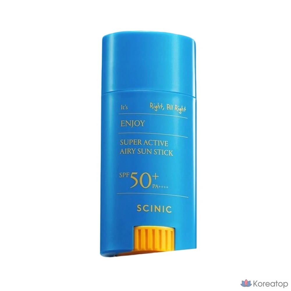 Солнцезащитный стик Scinic Enjoy Super Active Airy Sun Stick Outdoor Sweatproof, 25 г, 1 шт.