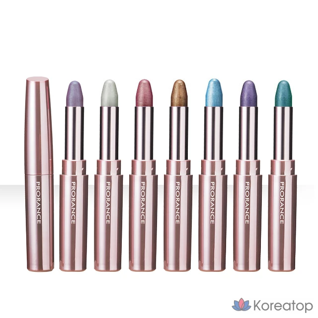 Стик для век Prorance Shine Stick Eyeshadow, оттенок 05 Caribbean Blue, 1.8 г, 2 шт.