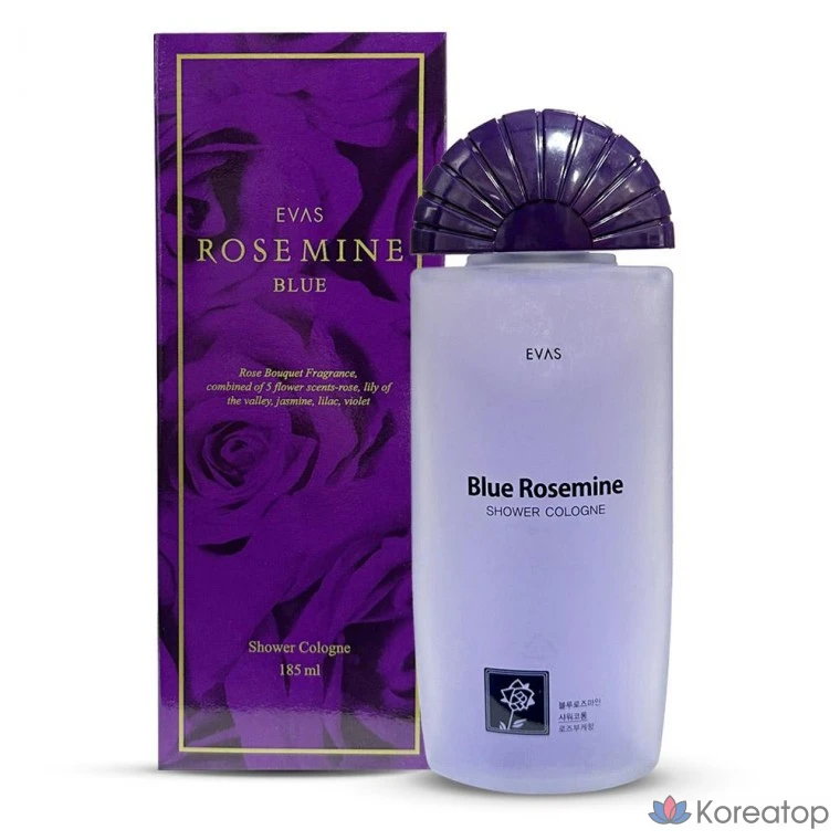 Туалетная вода для тела EVAS Blue Rosemary Shower Cologne, 185 мл, 1 шт.
