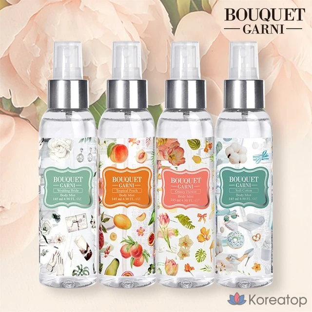 Набор из 4 спреев для тела Bouquet Garni (4 аромата)