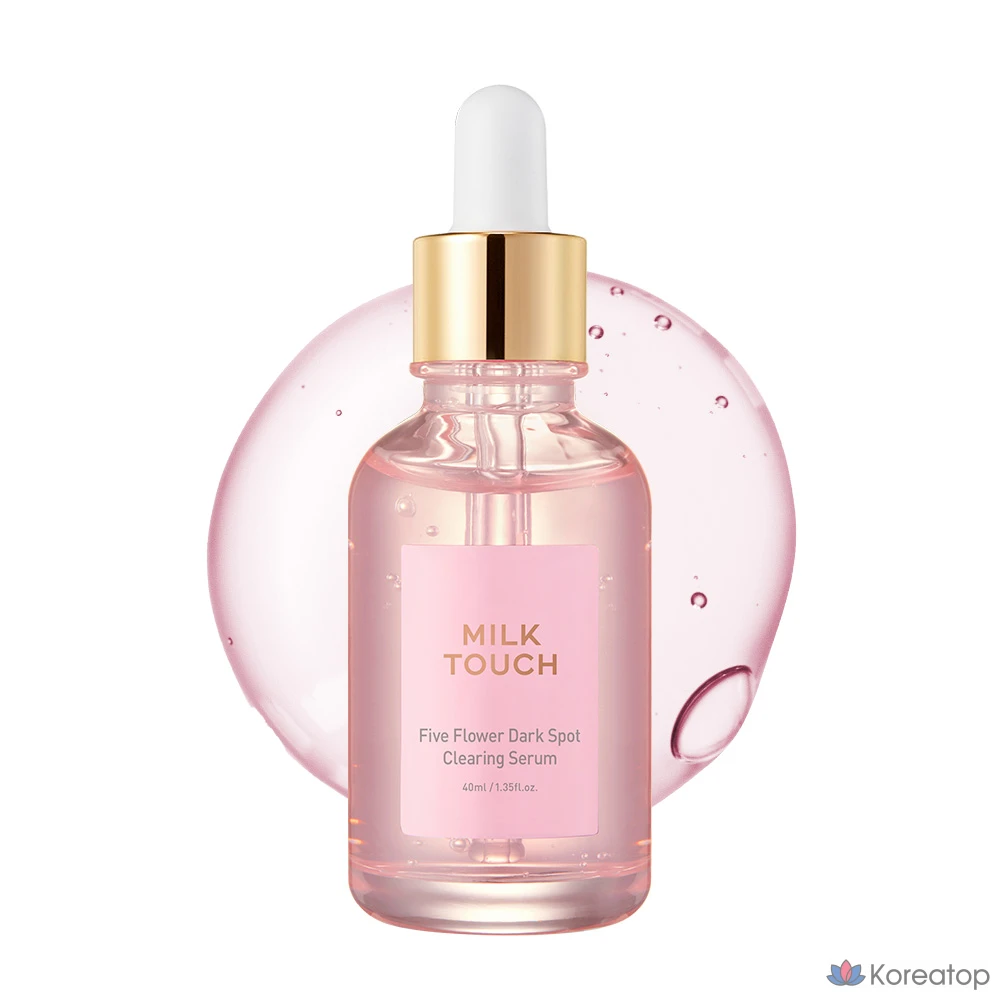 Сыворотка для осветления пигментных пятен Milk Touch Five Flower, 1 шт., 40 мл