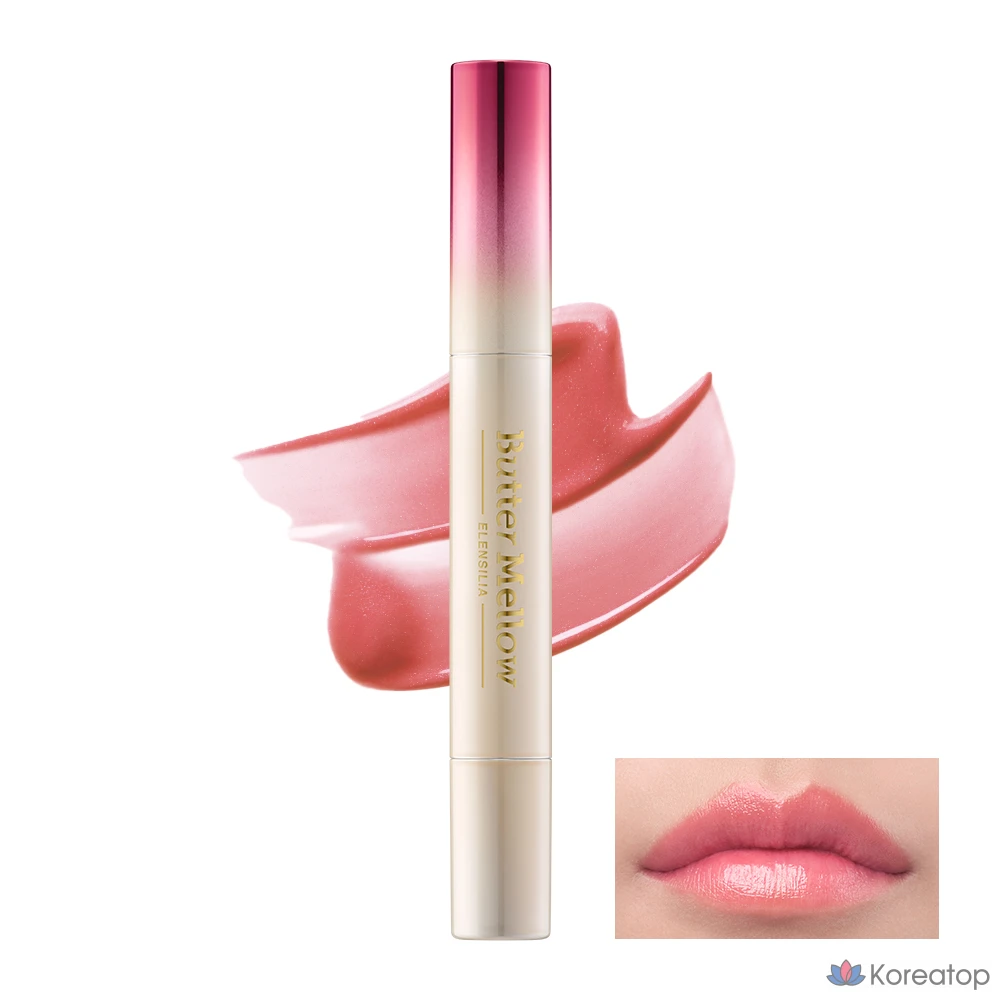 Увлажняющий бальзам для губ [Elensilia] Butter Mellow Moisture Color Moist Melting Lip Balm Lipstick Lip Tint, оттенок Pink Crush, 1,6 г, 1 шт.