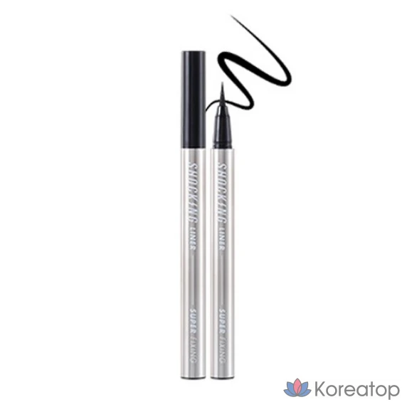 Подводка для глаз Tony Moly The Shocking Vegan Liner Super Fixing, 01 Black, 1 шт.