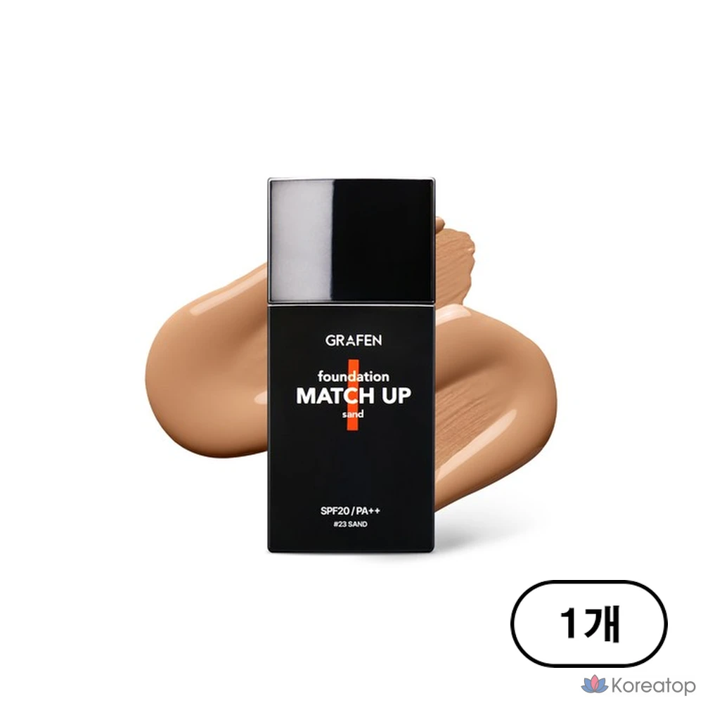 Тональный крем Grafen Match-up, 40 мл, № 23 Песочный, 1 шт.