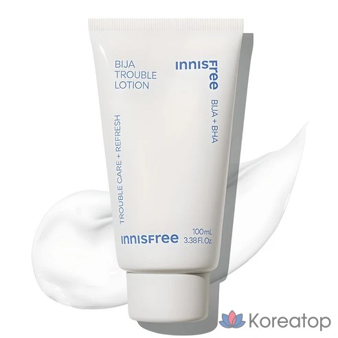 Лосьон для проблемной кожи лица с маслом семян торреи и BHA-кислотами Innisfree