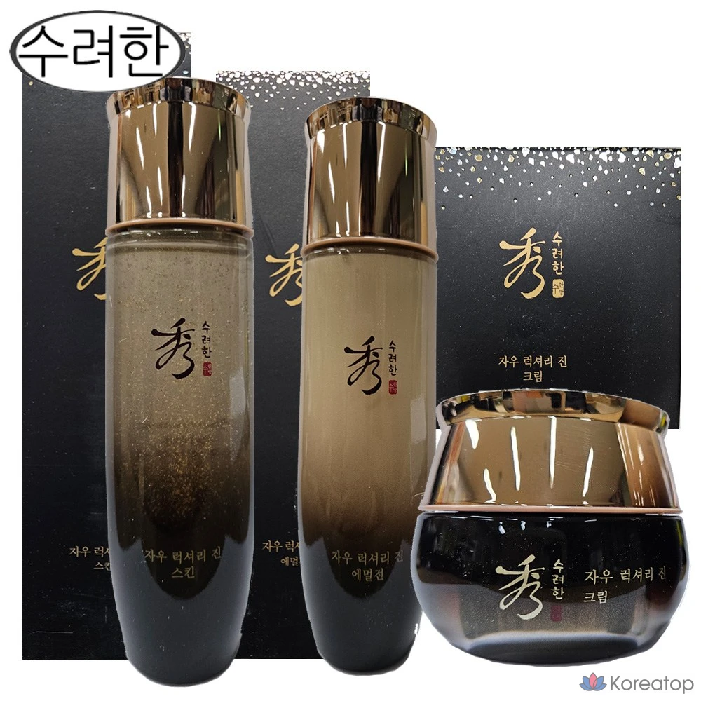 Набор для ухода Sooryehan Jawoo Luxury Jin Basic Set (Toner + Emulsion + Cream), 1 шт.