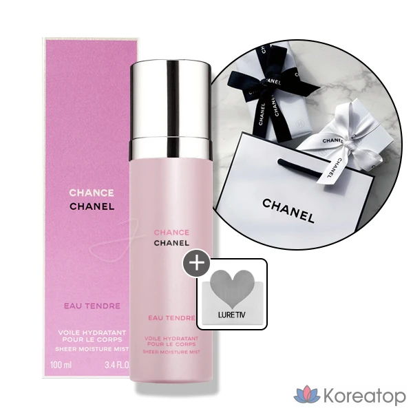 Парфюмированный спрей для тела Chanel Chance Eau Tendre Body Mist, 100 мл, 1 шт.