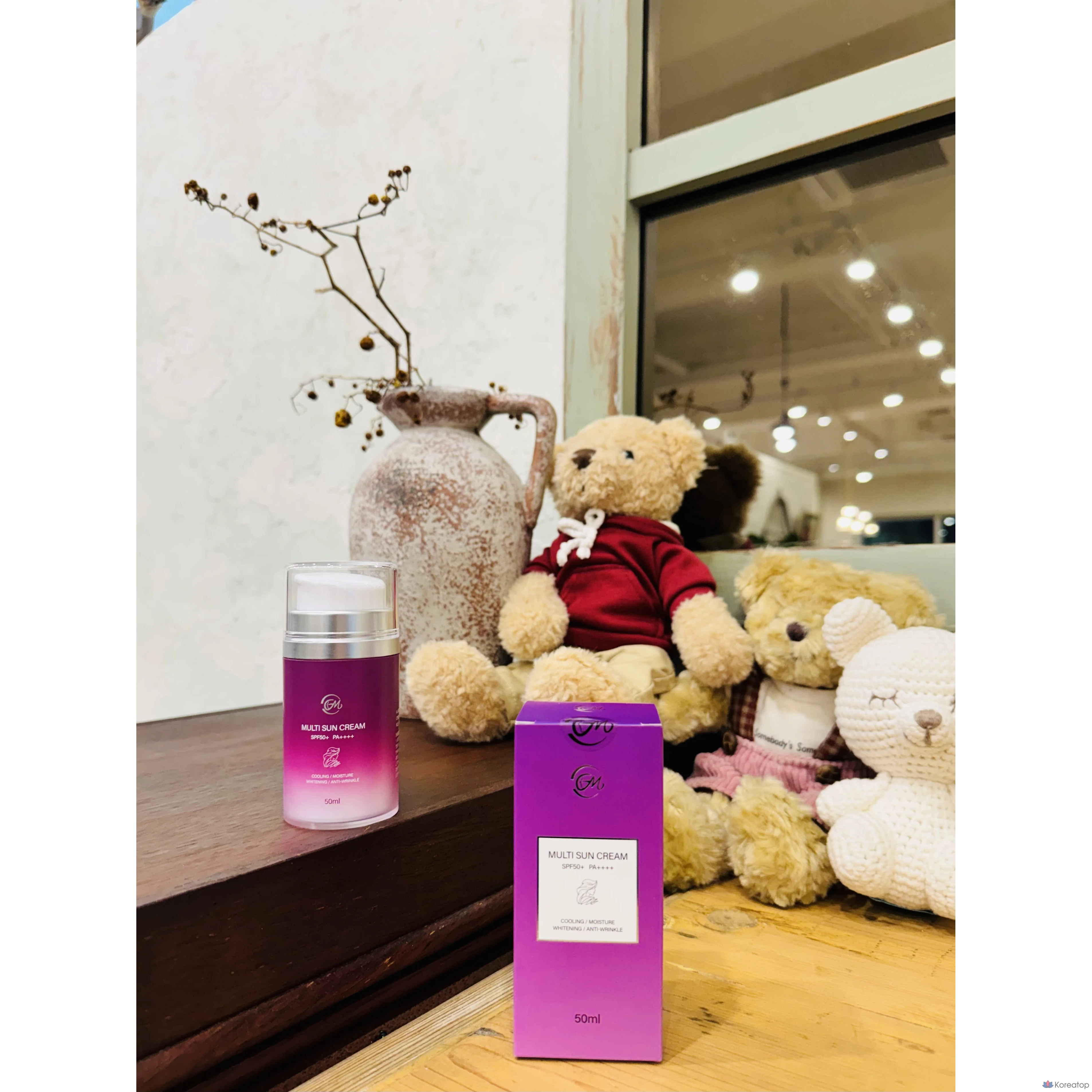 Солнцезащитный крем Donginbi Giemu Multi Sun Cream SPF50+/PA++++, 50 мл, 1 шт.