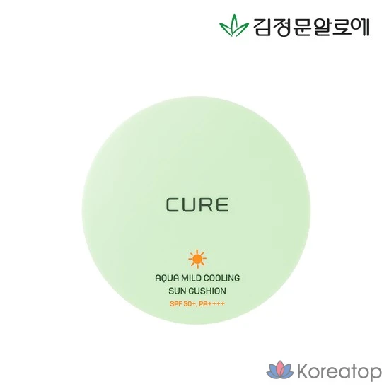 Солнцезащитный кушон KIM JEONG MOON Aloe Cure Aqua Mild Cooling Sun Cushion Season 3, 25 г, 1 шт.