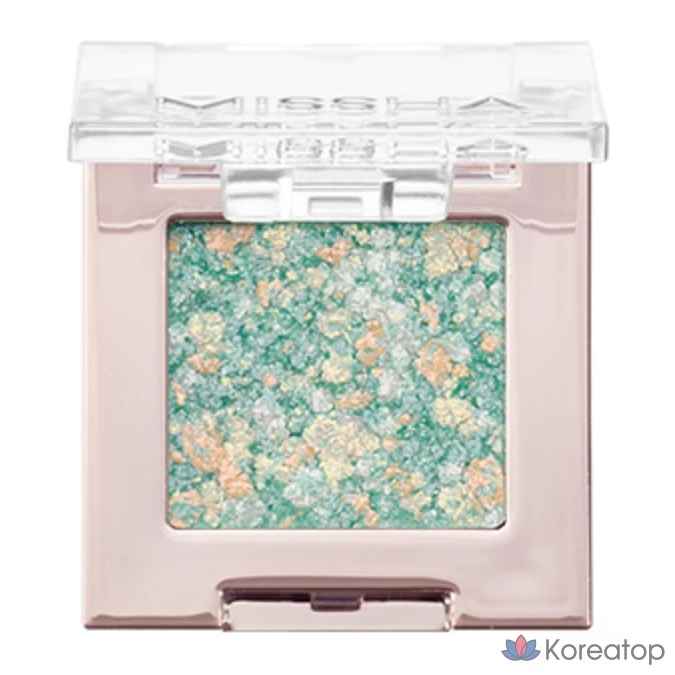 Тени для век Missha Glitter Prism Eyeshadow, оттенок No 22 Mint Prism, 2 г, 1 шт.