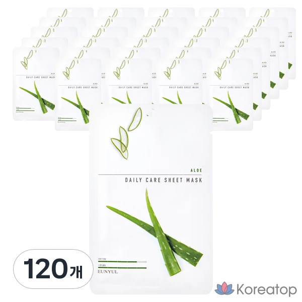 Тканевая маска для лица Eunyul Aloe Daily Care Sheet Mask, 120 шт.