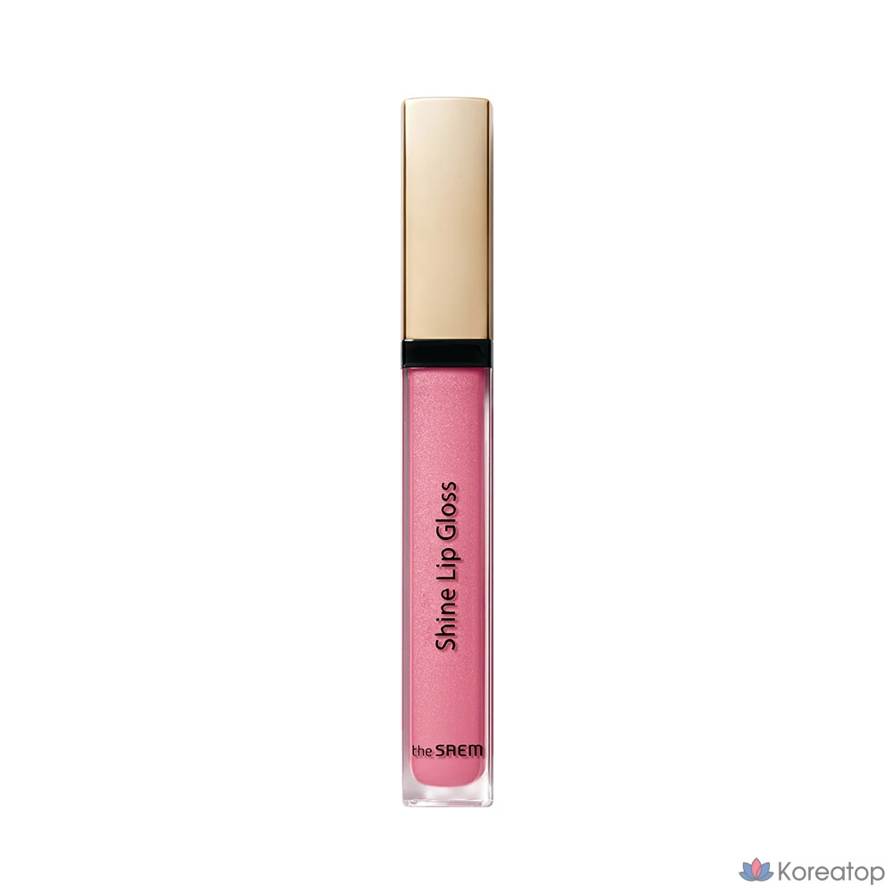 Блеск для губ The Saem Eco Soul Shine Lip Gloss, оттенок PK01 Sugar Pink, 3.4 г, 1 шт.