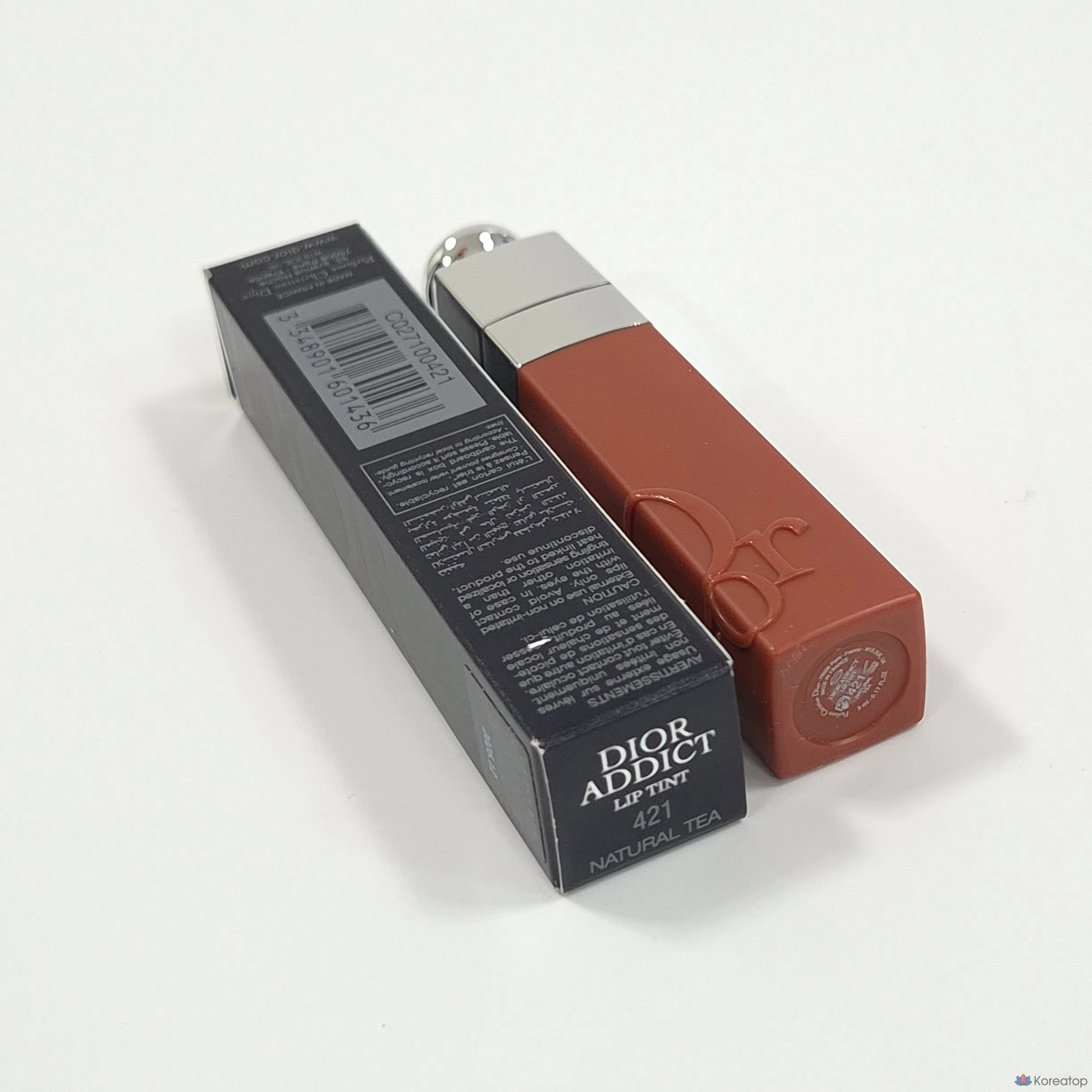 Тинт для губ Dior Addict Lip Tint, оттенок 421 Natural Tea, 5 мл, 1 шт.