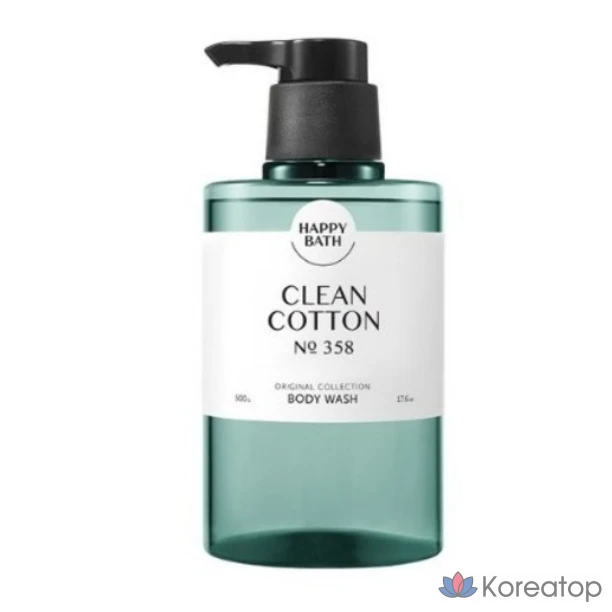 Гель для душа Happy Bath Original Collection Clean Cotton, 500 г, 1 упаковка