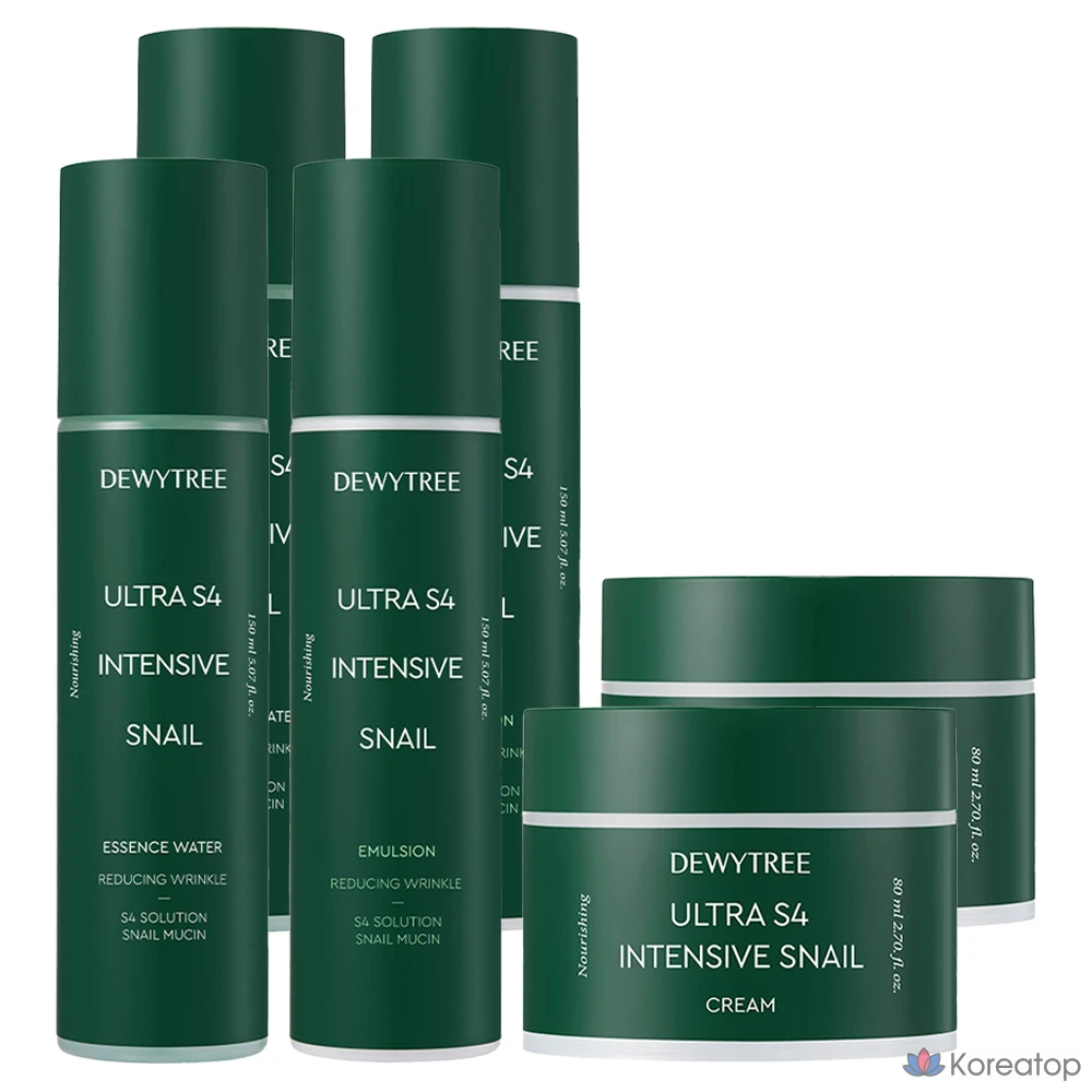 Специальный подарочный набор Dewitree Ultra Espoo Intensive Snail Base 3 вида, 2 комплекта