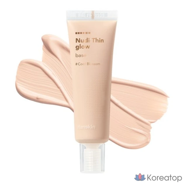 Тонер HANSKIN Nudie Thin Glow Base, оттенок Cool Blossom 17~21, 30 мл, 1 шт.