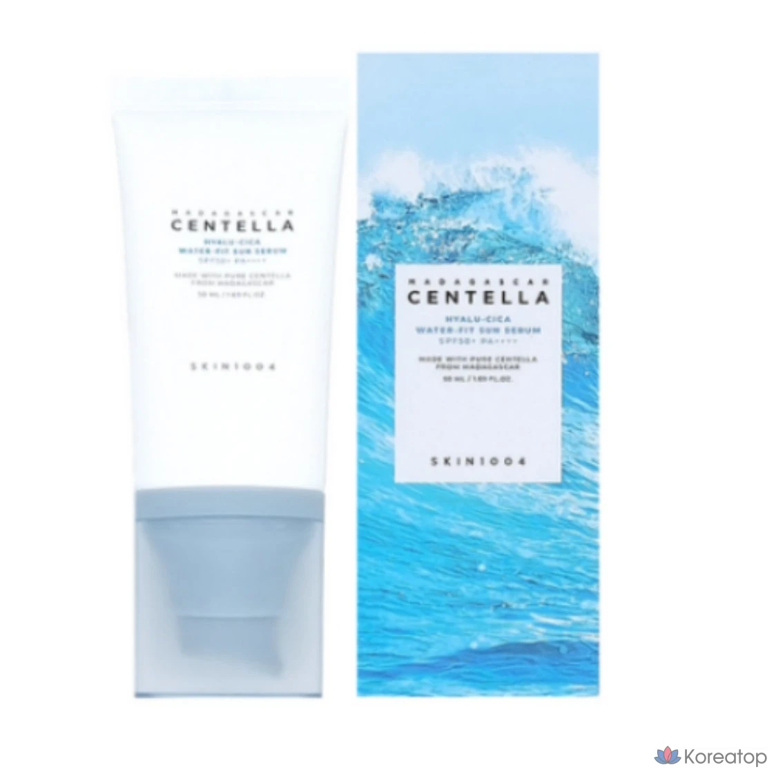 Солнцезащитный крем Skin1004 Hyalu-Cica Water Fit Sun Serum SPF50+ PA++++, 50 мл, 1 шт.
