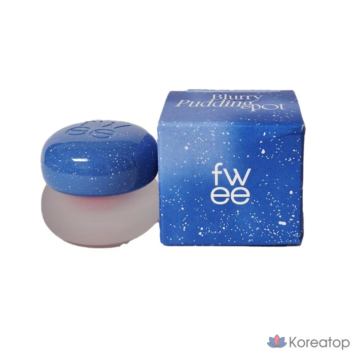 Крем-бальзам для губ и щёк fwee Lip & Cheek Blurry Pudding Pot, оттенок BS03 Bubble, 5 г, 1 шт.