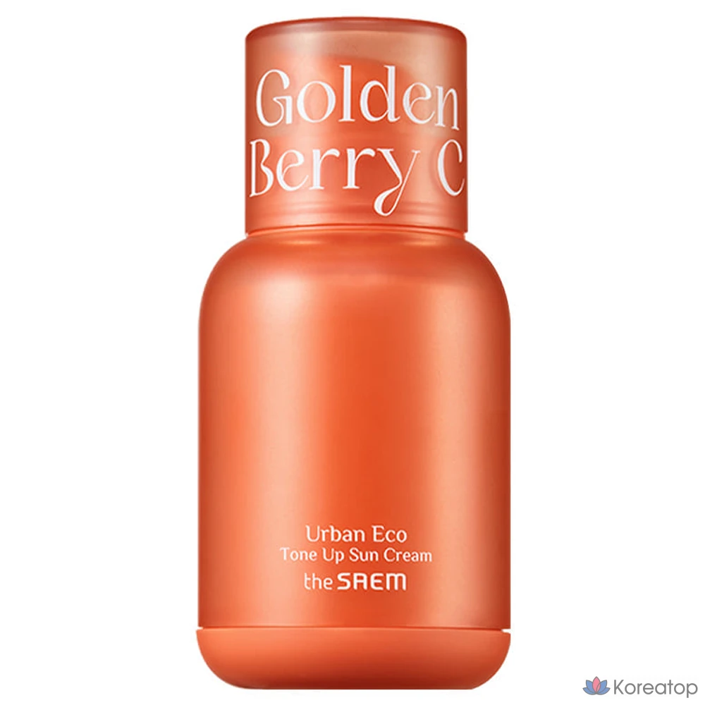 Солнцезащитный крем The Saem Urban Eco Golden Berry Sea Tone-Up Sun Cream SPF50+ PA++++, 50 мл, 1 шт.