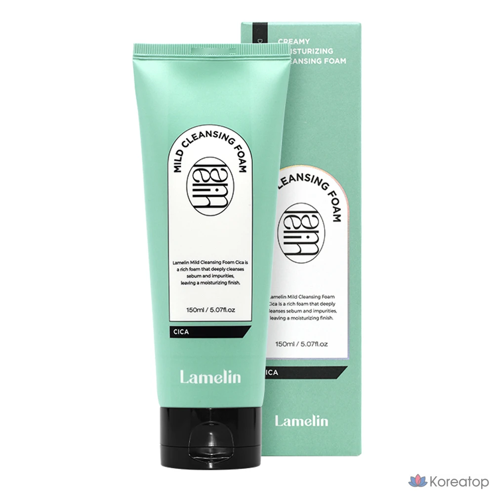 Очищающая пенка для лица Lamelin Mild Cica, 1 шт., 150 мл