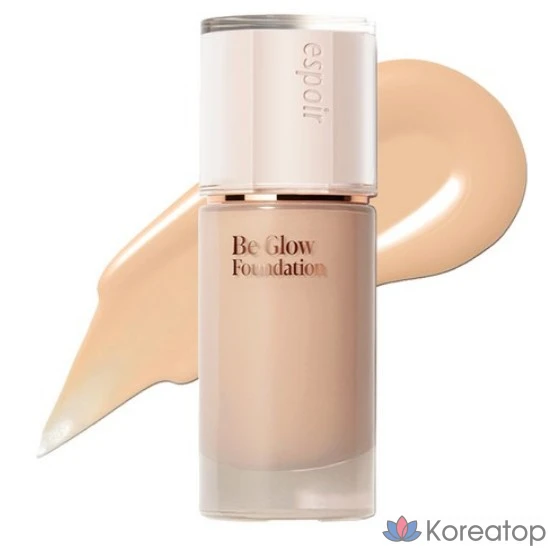 Тональный крем Espoir Be Glow SPF27 PA++ 30 г, 1 шт., 23°C, холодный бежевый.