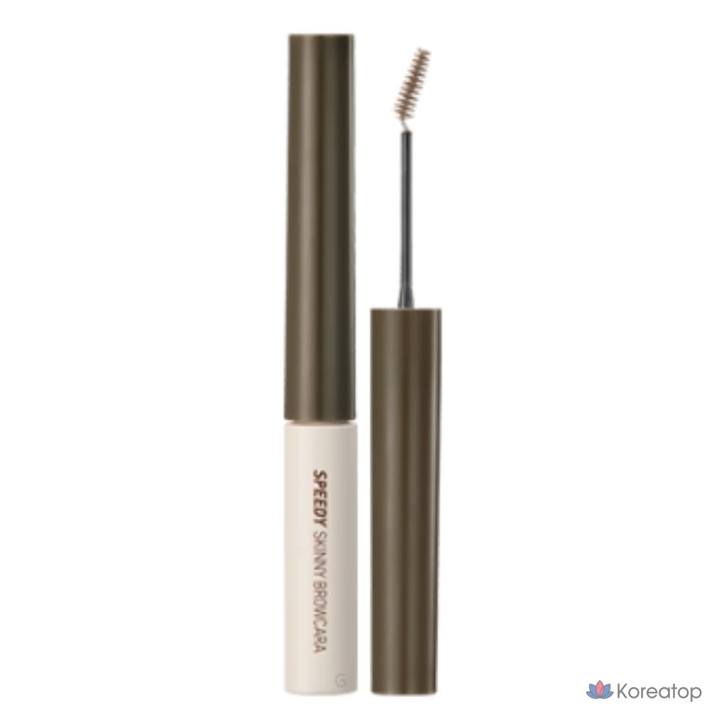 Бровь-маскарад Peripera Speedy Skinny Brow Mascara, оттенок 03 Natural Brown, 1 шт.