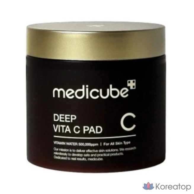 Пилинг-пэды Medicube Deep Vita C Pad Vitamin Tree Toner Pad, 70 шт.