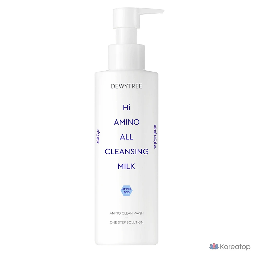 Очищающее молочко Dewytree High Amino All, 400 мл, 1 шт.