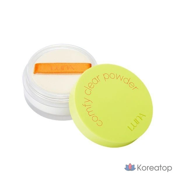 Пудра для лица Luna Comfy Transparent Finish Powder, 8 г, 1 шт.