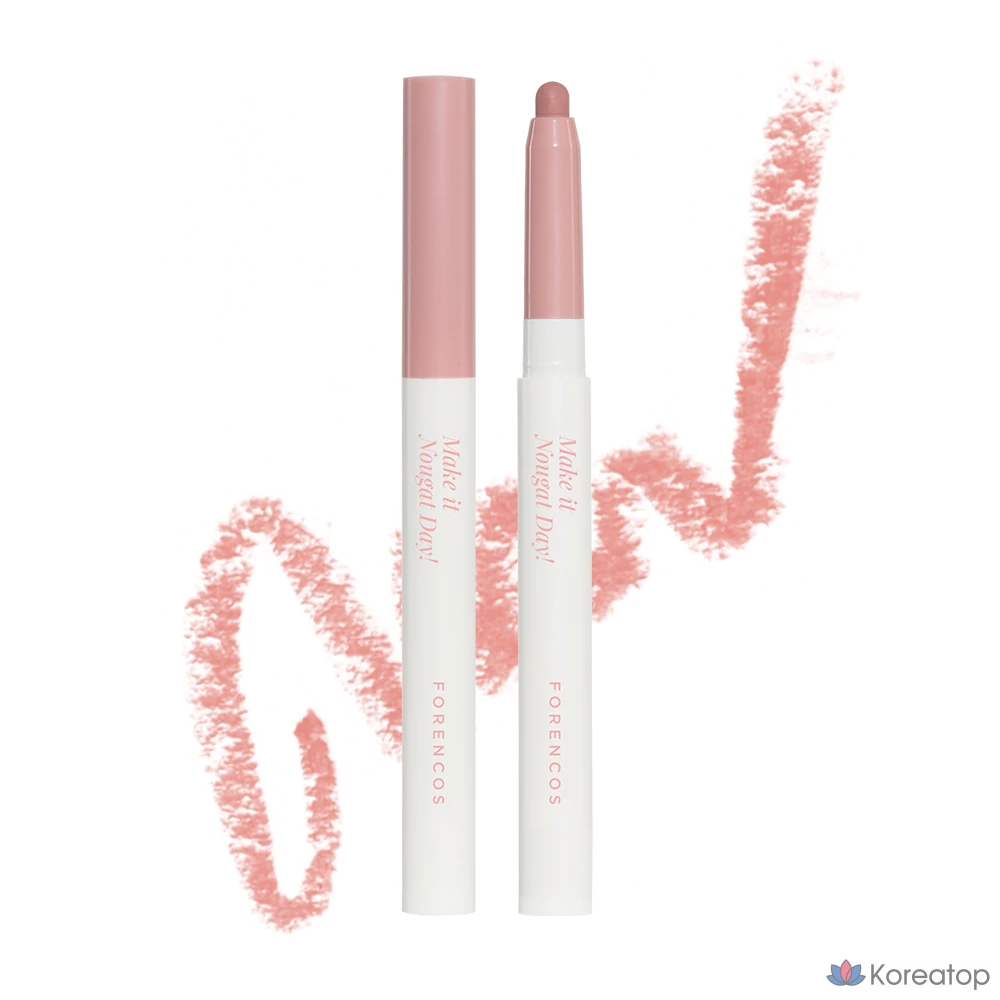 Карандаш для губ Forencos Nougat Hide & Fit 0,8 г, 06 Pig Nougat, 1 шт.