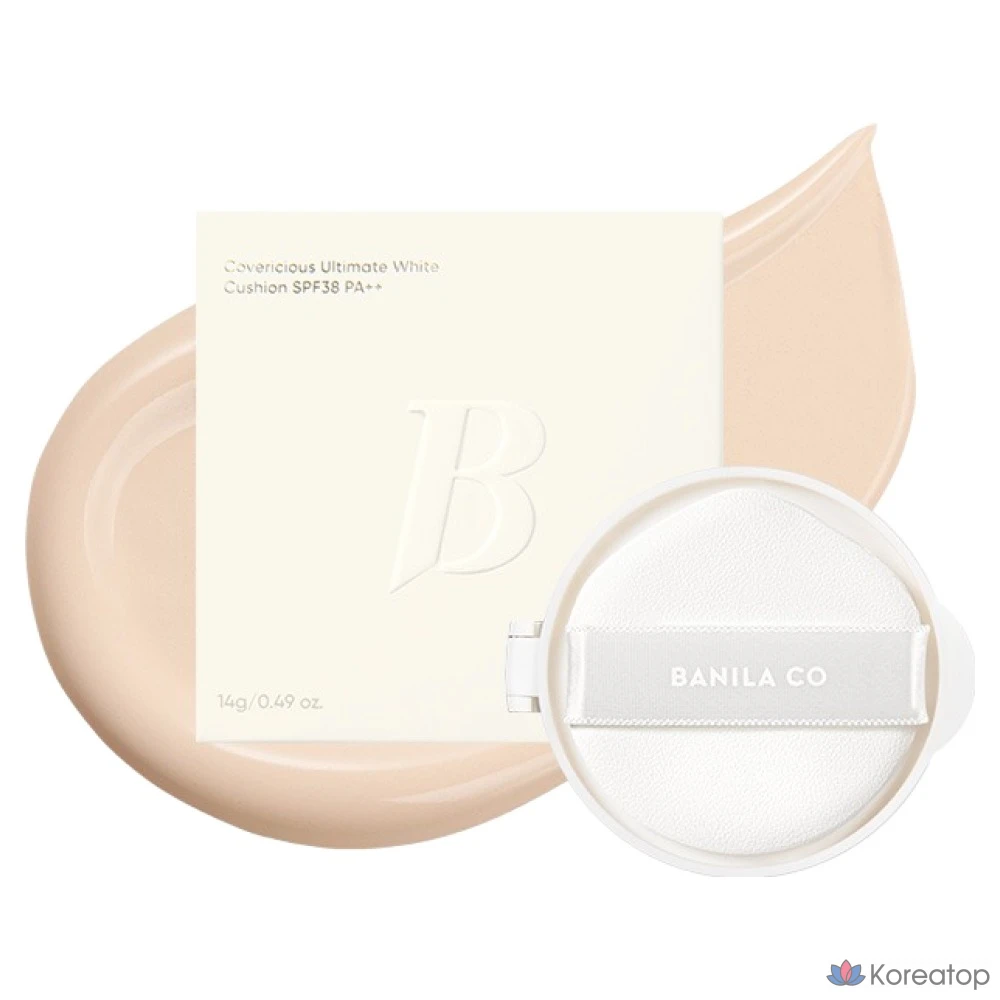 Кушон BANILA CO Covericious Ultimate White Cushion Refill, оттенок 20 Cream, 14 г, 1 шт.