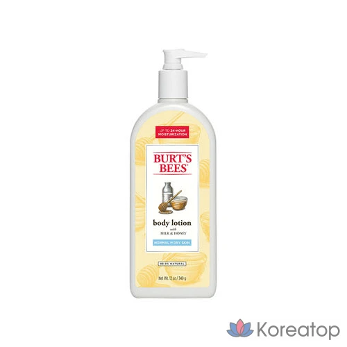 Лосьон для тела Burt's Bees Natural Body Lotion Milk &amp; Honey, 340 г, 1 шт.