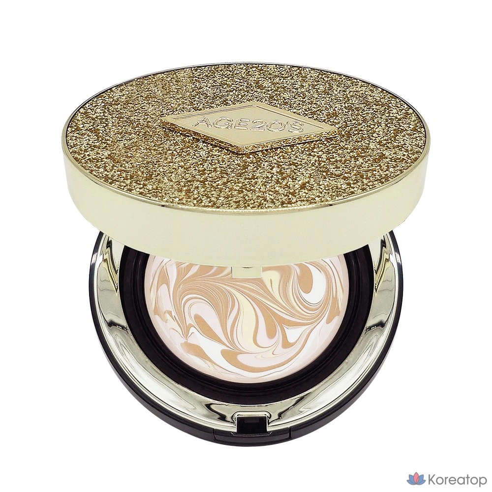 Кушон AGE 20S Ampoule Pact FW Luxe Gold Edition, оттенок 21, 1 шт.