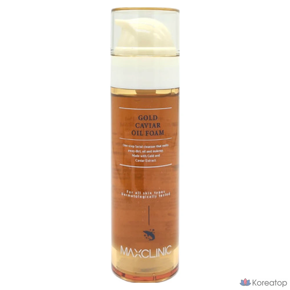Очищающая пенка MAXCLINIC Gold Caviar Oil Foam, 110 г, 1 шт.