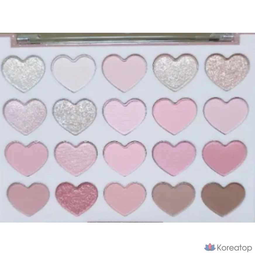 Палетка теней Dasique Mood Shadow Palette, оттенок Sweet Heart, 10.5 г, 1 шт.