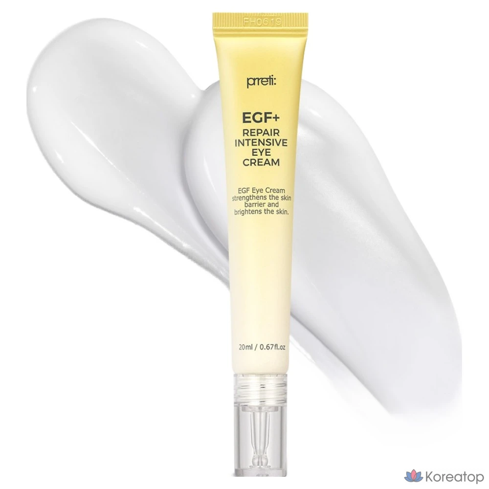 Интенсивный восстанавливающий крем для глаз Prreti EGF+, 20 мл, 1 шт.