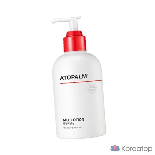 Увлажняющий лосьон Atopalm MLE большого объема с помповым дозатором для чувствительной кожи и ухода за атопическим дерматитом, нежный лосьон для тела, 1 мл, 1 шт.