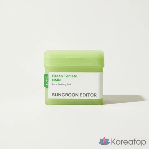Пилинг-пэды Sungboon Editor Green Tomato NMN Pore Peeling Pad, 60 шт.