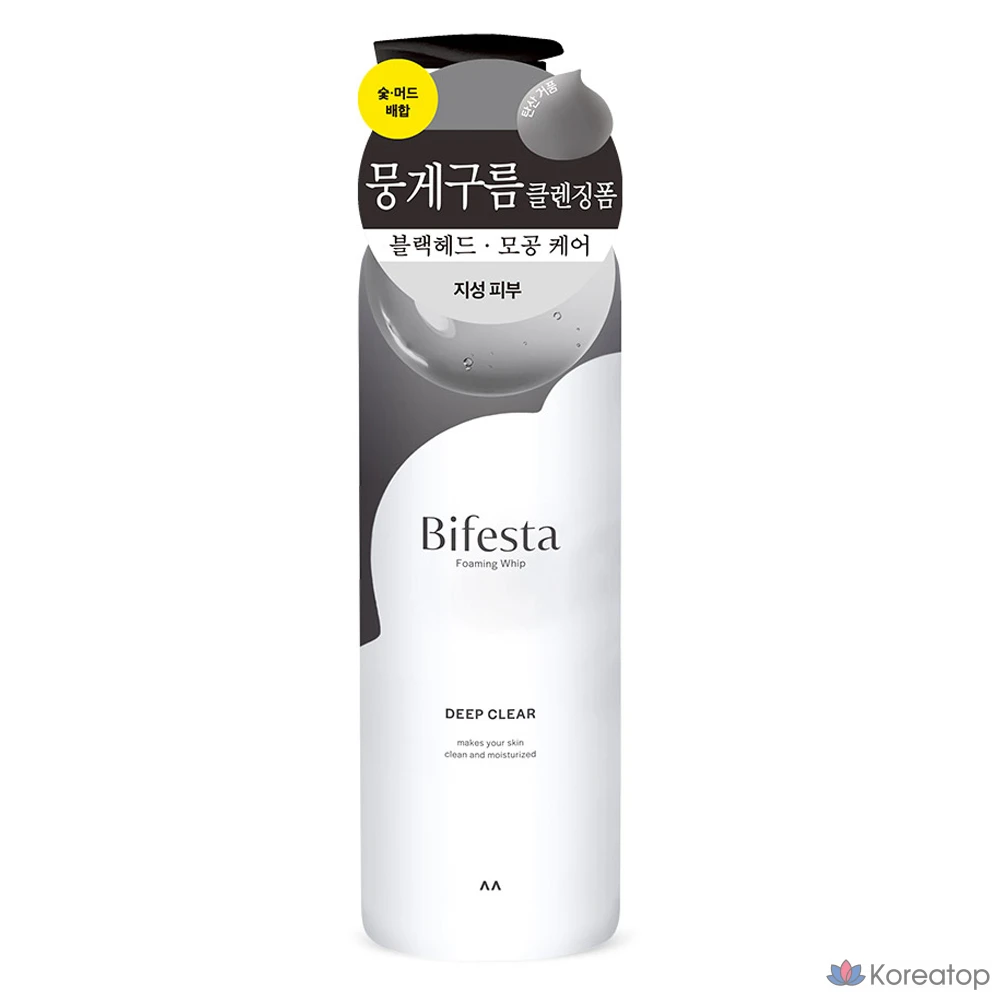 Очищающая пенка-мусс Bifesta Deep Clear, 200 г, 1 упаковка
