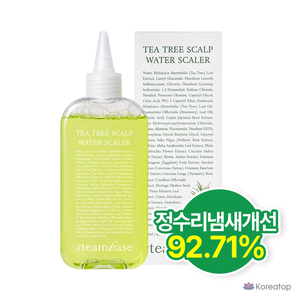 Средство для удаления накипи из кожи головы Steambase с маслом чайного дерева, 250 мл, 1 шт.