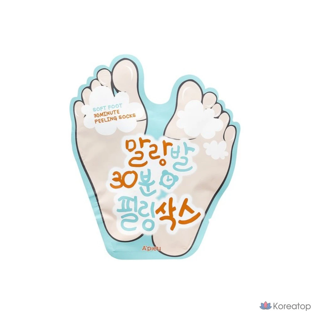 Пилинг-носки A'Pieu Malrangbal 30-Minute Peeling Socks, 40 мл, 1 шт.