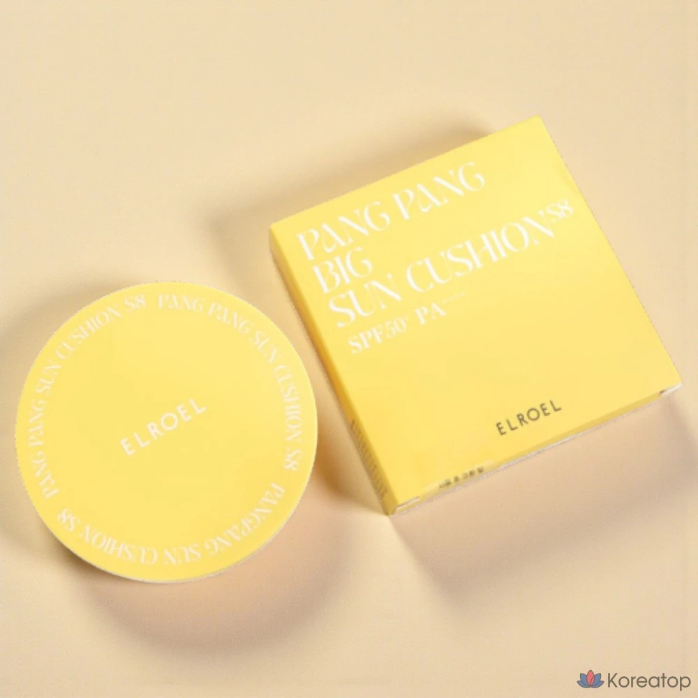 Кушон ELROEL Season 8 Pang Pang Big Sun Cushion S8 Smile Sun Cushion, 25 г, 1 шт.