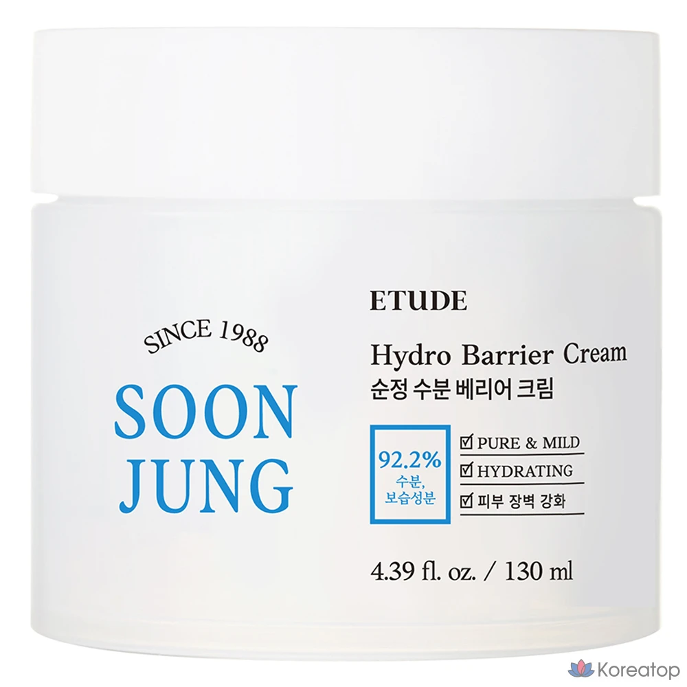 Увлажняющий защитный крем Etude House Soonjung, 130 мл, 1 флакон.